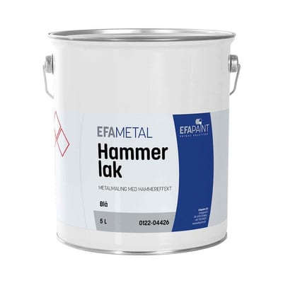 EFAmetal 78014 Hammer Paint grey bucket - 5L