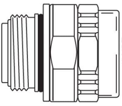 Elaflex EA 075.1 LT Swivel joint aluminium/stainless
