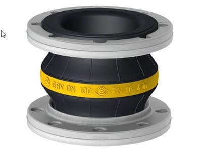 Elaflex Gelbring TW Compensator NBR - 100, 130mm, Mineral oil, gas