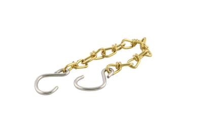Elaflex K 200 DIN Chain with S-hooks brass