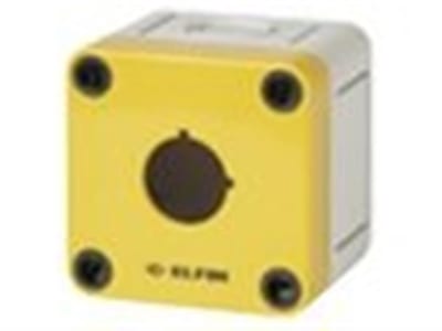 Elfin C0606-5GP1 Push button box - C06, 1, yellow