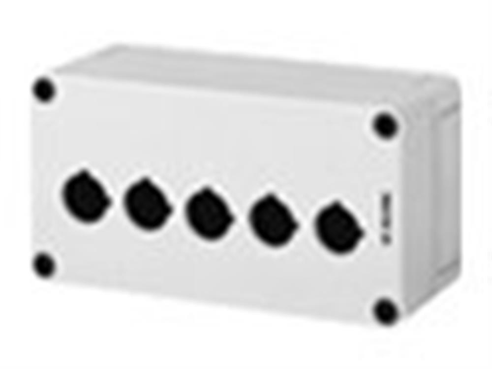Elfin C0918-5P5L Push button box - C09, 5, grey