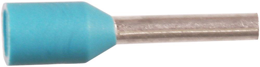 Elpress A0,34-6ET Terminal Tube - 0,34 mm², Insulated, PP-Cu ( Polypropylene / copper ), Turkis