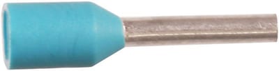 Elpress A0,34-6ET Terminal Tube - 0,34 mm², Insulated, PP-Cu ( Polypropylene / copper ), Turkis