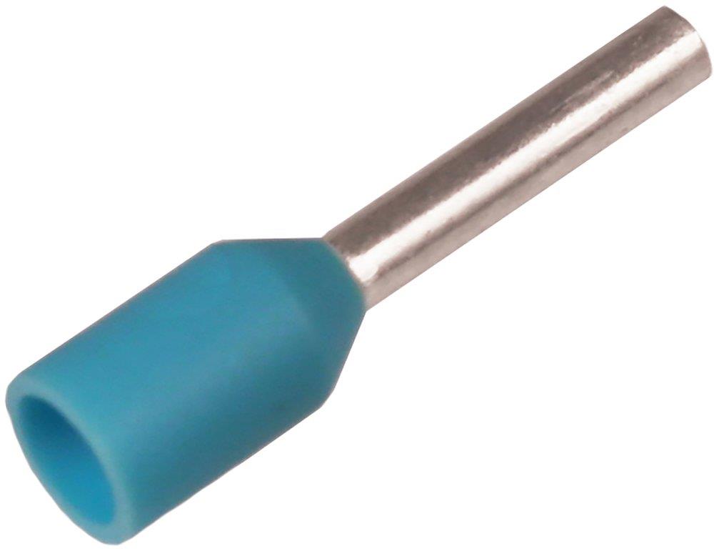Elpress A0,34-6ETD Terminal Tube - 0,34 mm², Insulated, PP-Cu ( Polypropylene / copper ), Turkis