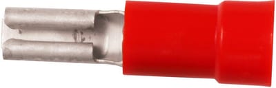 Elpress A1507FLST Spade Sleeve - 0,5 - 1,5 mm², 6,3 x 0,8mm, Insulated, PA ( Polyamide ) / brass, red