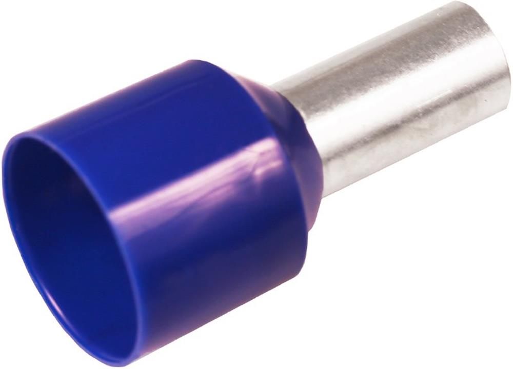 Elpress A16-12ETD Terminal Tube - 16 mm², Insulated, PP-Cu ( Polypropylene / copper ), blue
