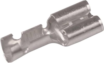 Elpress B2507FLSN Spade Sleeve with tab - 1,5 - 2,5 mm², 6,3 x 0,8mm, Uninsulated, brass ( Tinned )