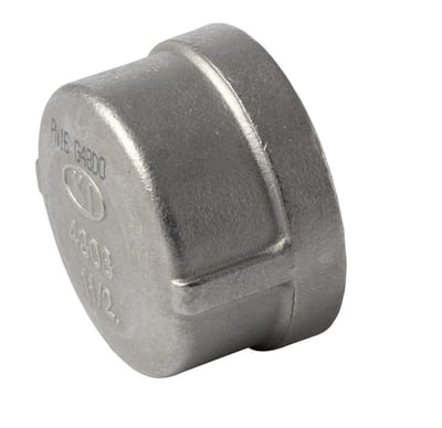 End Socket round acid-resistant BSPP - 1/2"