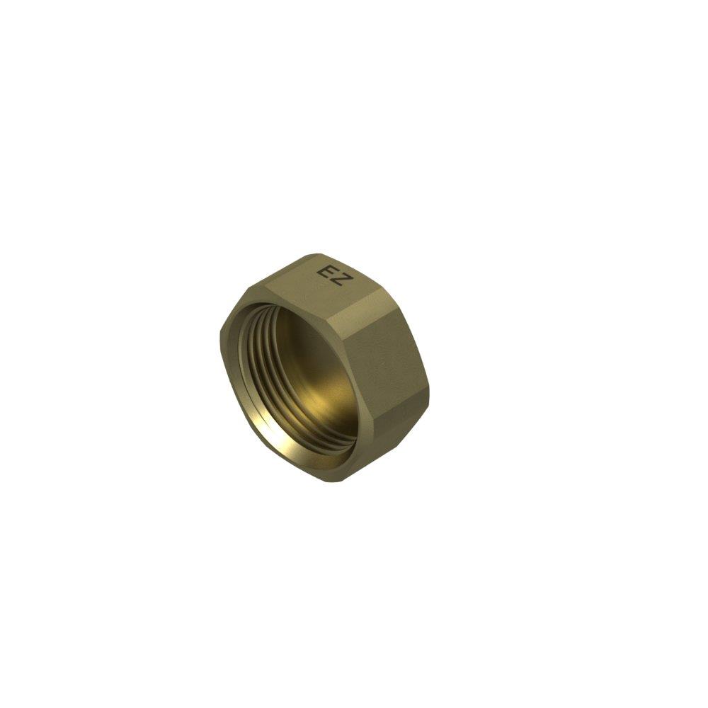 End Socket with gasket - coupling, 1 1/2", 10bar, Dezincification-resistant brass