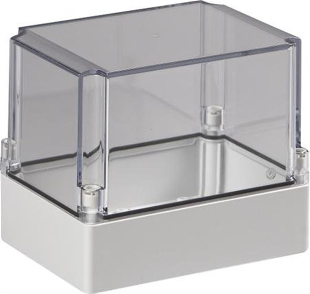 Ensto SABP131815T Box with clear lid - CUBO SABP, 125 x 175mm, 150mm, grey / Transparent, ABS ( plastic )