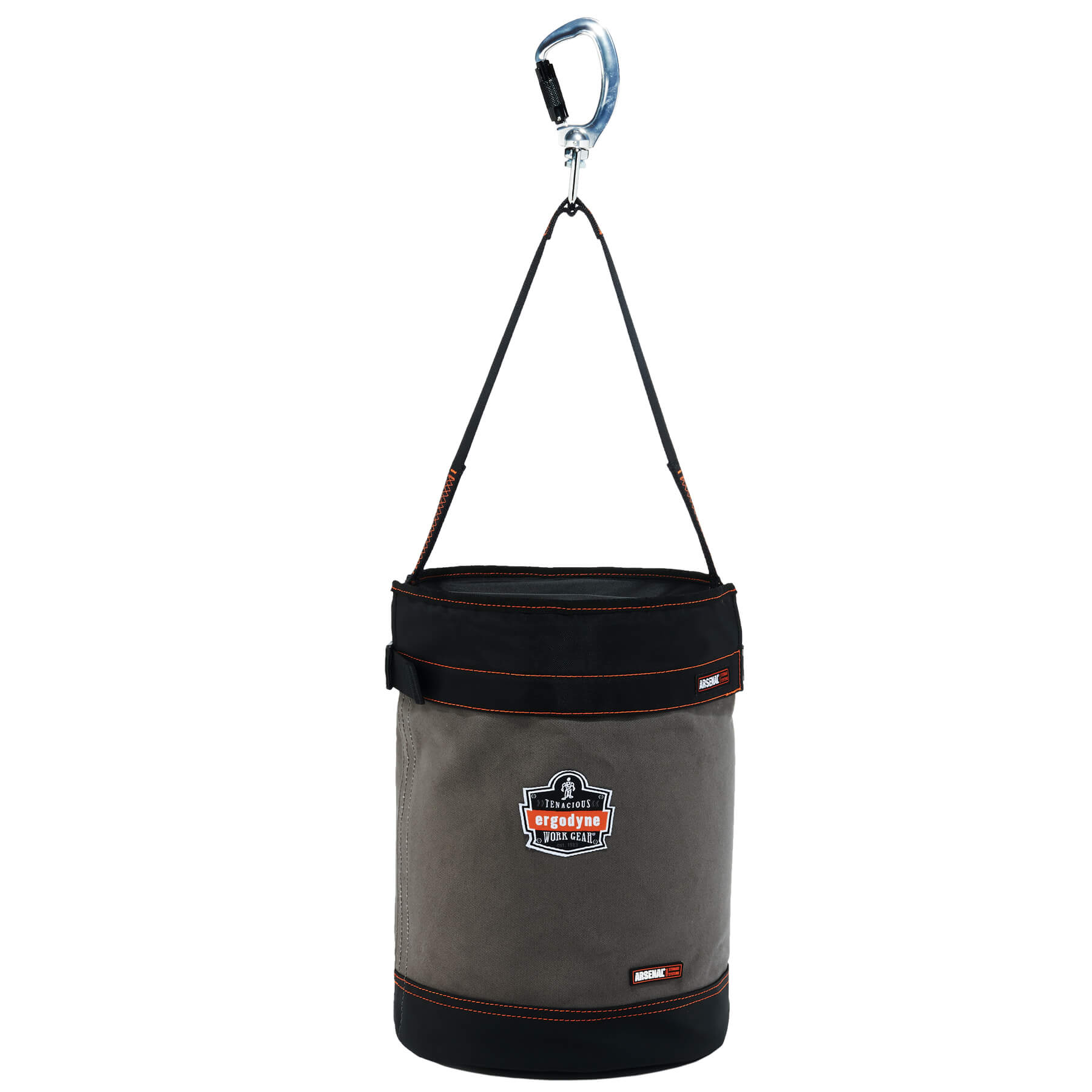 Arsenal 5940T Canvas Hoist Bucket and Top - Swiveling Carabiner