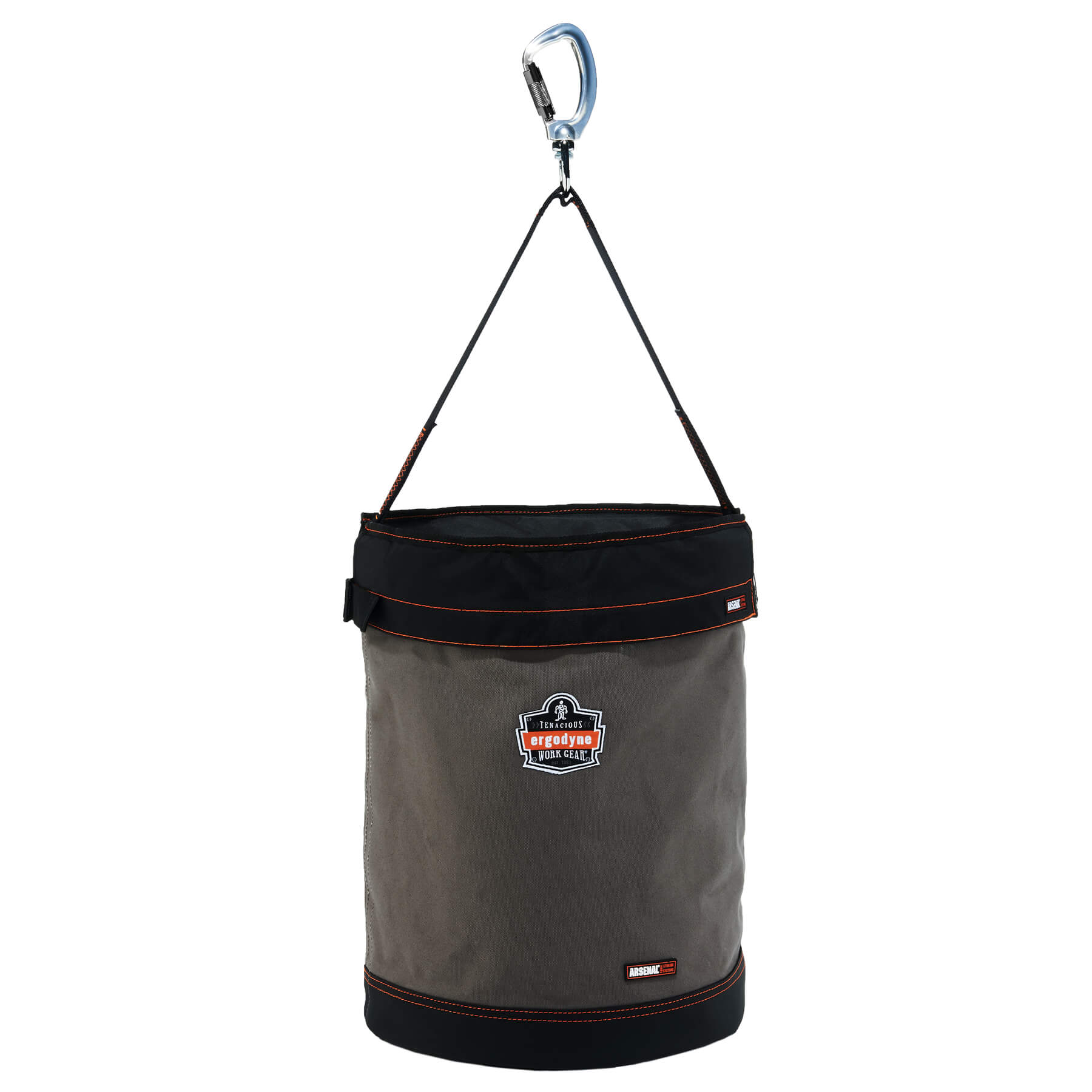 Arsenal 5945T XL Canvas Hoist Bucket and Top - Swiveling Carabiner