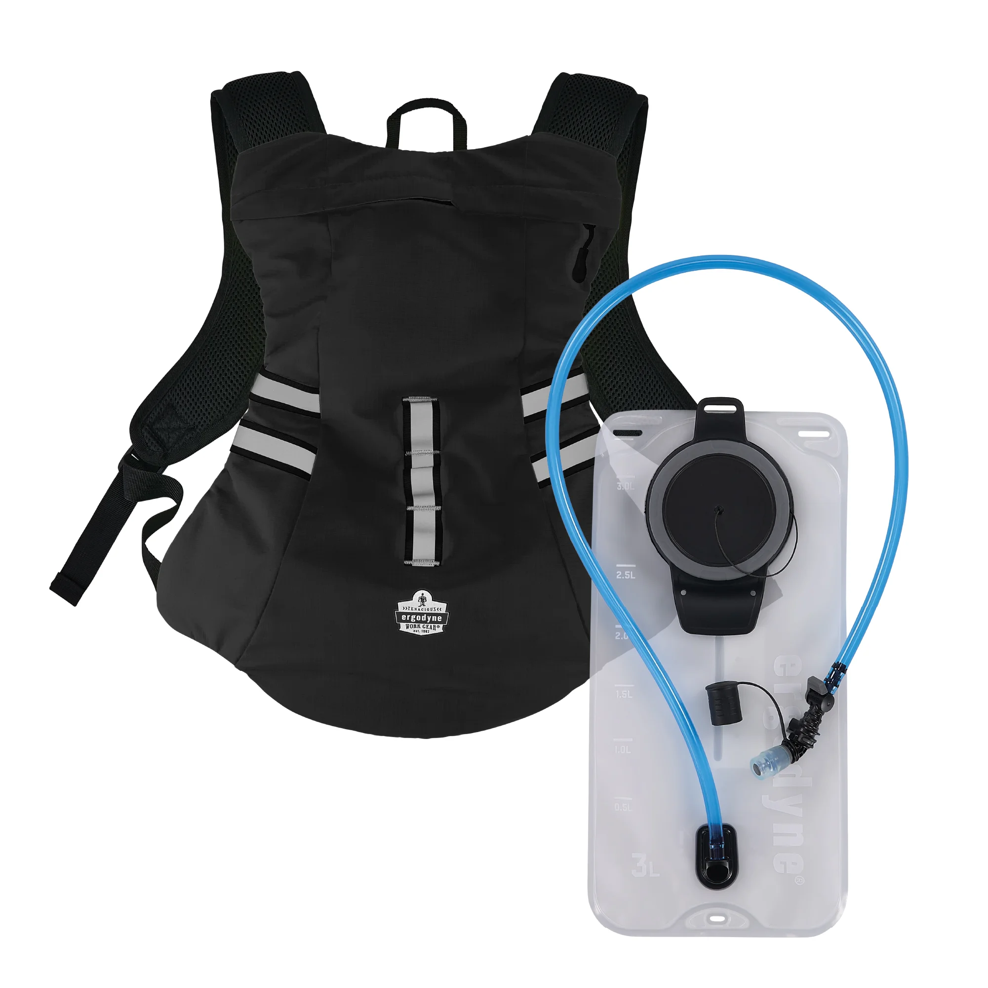 Chill-Its 5160 Reflective Hydration Pack - 3.0L Bladder