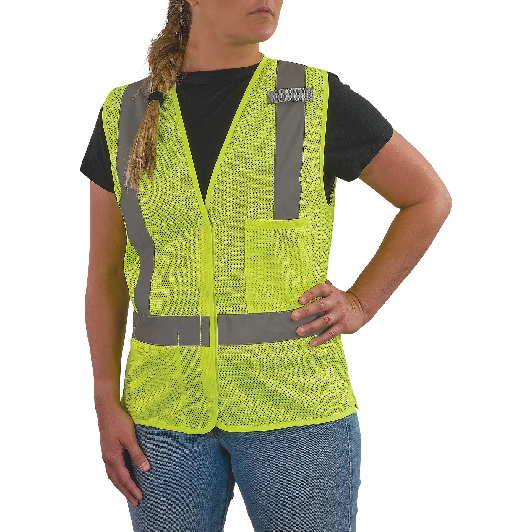GloWear 8210HLW-S Women’s Hi-Vis Vest - Type R, Class 2, Hook & Loop