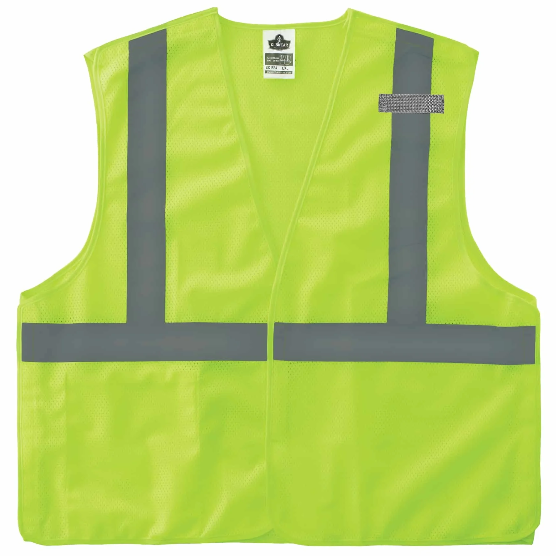 GloWear 8215BA Breakaway Hi-Vis Safety Vest - Type R, Class 2, 1 Pocket