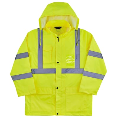 GloWear 8366 Lightweight Hi-Vis Rain Jacket - Type R, Class 3