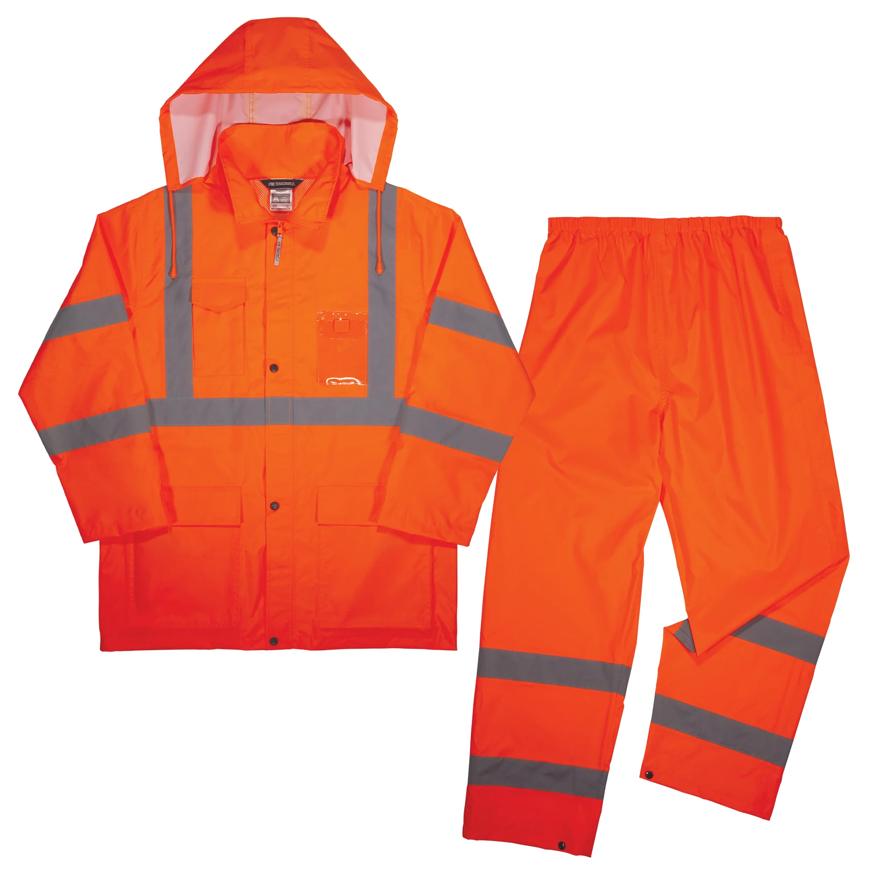 GloWear 8376K Lightweight Hi-Vis Rain Suit