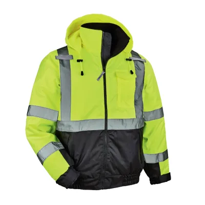 GloWear 8377 Hi-Vis Winter Bomber Jacket - Type R, Class 3