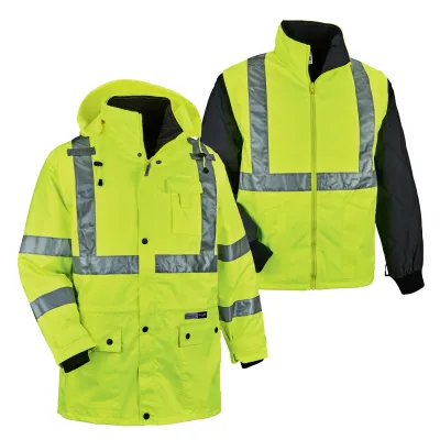 GloWear 8385 4-IN-1 Hi-Vis Winter Jacket Parka - Type R, Class 3/2