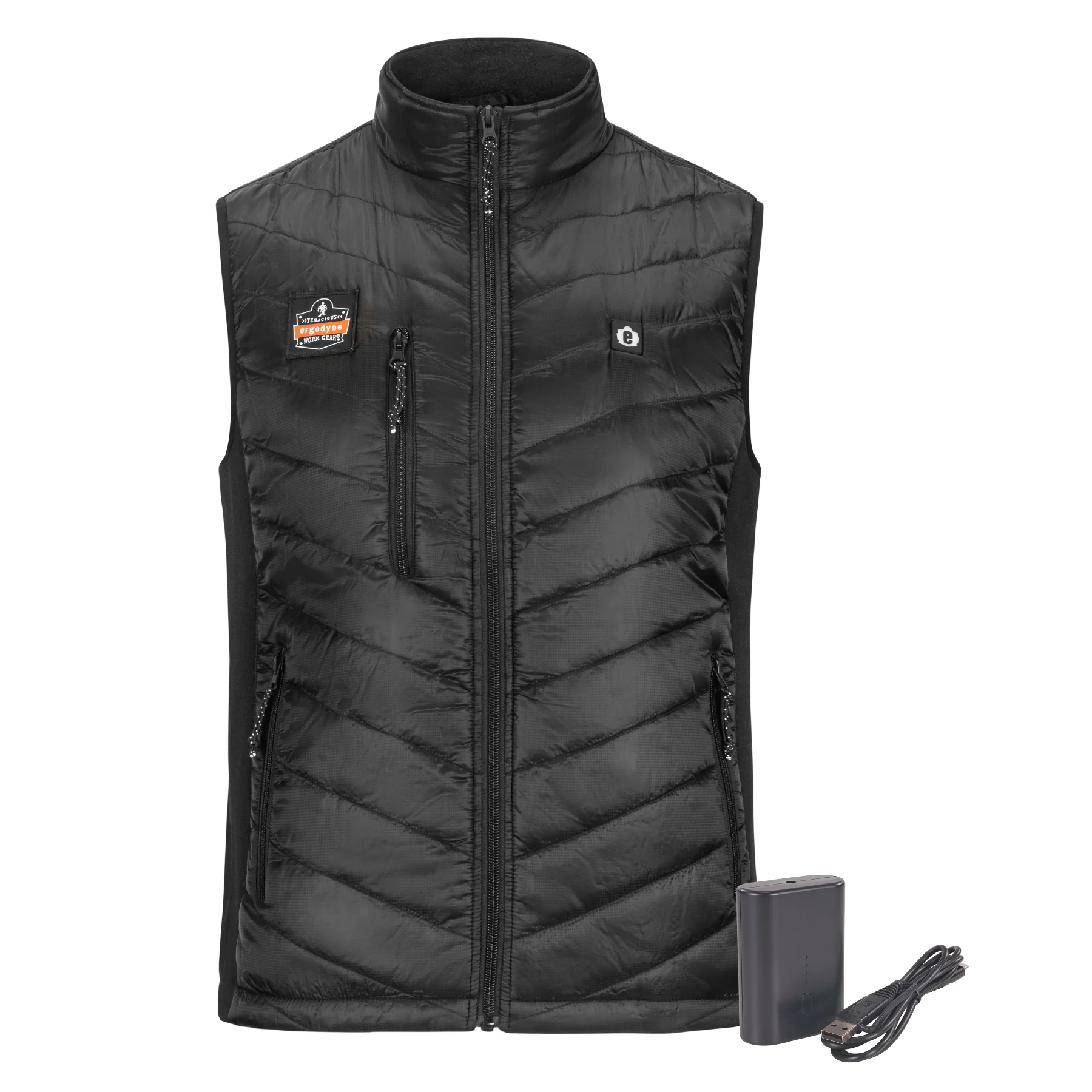 N-Ferno 6495 Rechargeable Heated Vest w/ Battery Power Bank - 7.2V/5000MAH