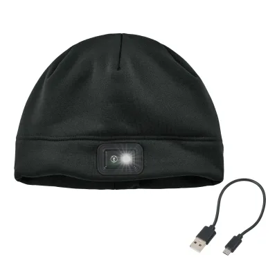 N-Ferno 6801 Winter Skull Cap with LED Rechargeable Light