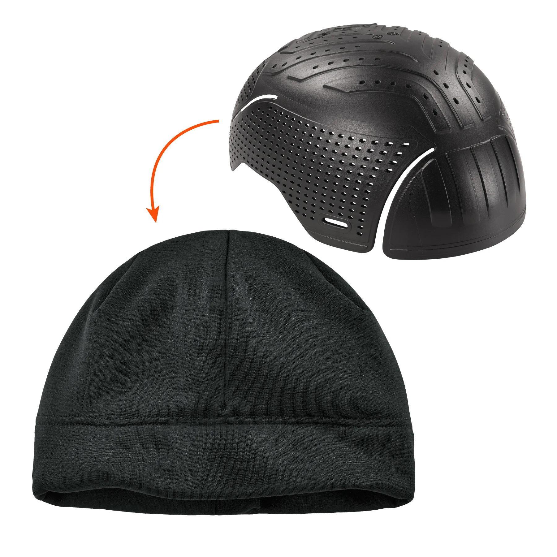 N-Ferno 6808ZI Zippered Winter Beanie Hat and Bump Cap Insert