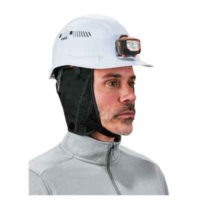 N-Ferno 6850 Winter Hard Hat Liner - 2-Layer, Fleece-Lined, Cotton Shell, Short