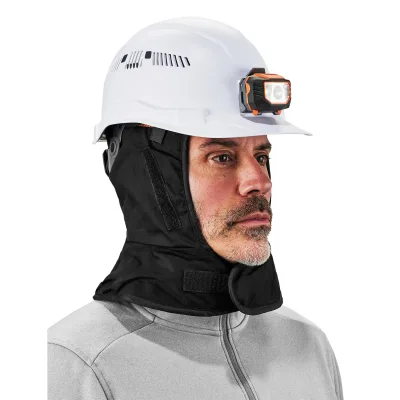 N-Ferno 6852 Winter Hard Hat Liner - 2-Layer, Fleece-Lined, Cotton Shell, Long