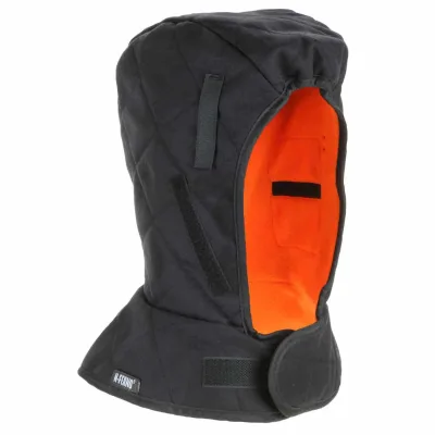 N-Ferno 6877 Winter Hard Hat Liner - 3-Layer, Fleece-Lined, Foam Mid-Layer, FR Shell, Long