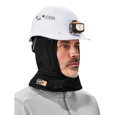 N-Ferno 6882 FR Winter Hard Hat Liner - 2-Layer, Modacrylic/Cotton, Long