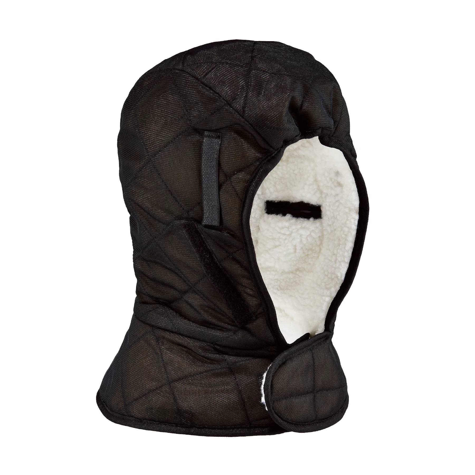 N-Ferno 6952 Winter Hard Hat Liner - 3-Layer, Sherpa-Lined, Quilted Shell, Long