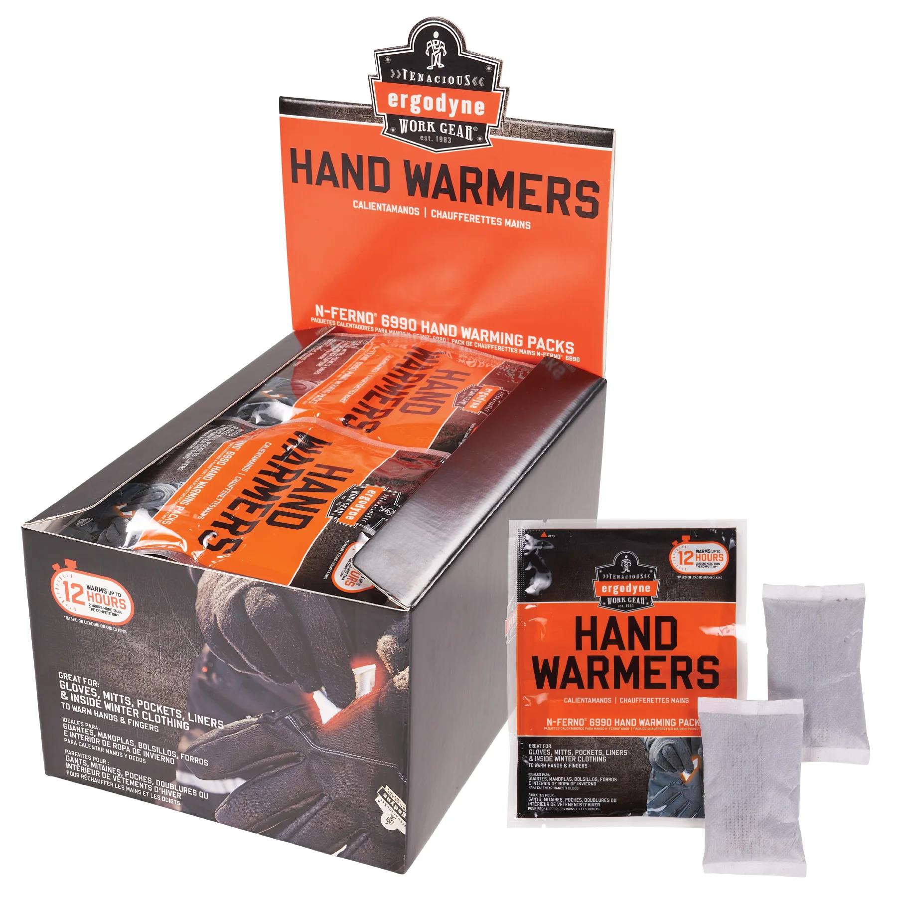 N-Ferno 6990 Hand Warmer Packs - Air Activated