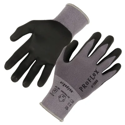 ProFlex 7000 Nitrile Coated Gloves - ANSI/ISEA 105-2016, EN 388: 4121A, Microfoam Palm, 15G