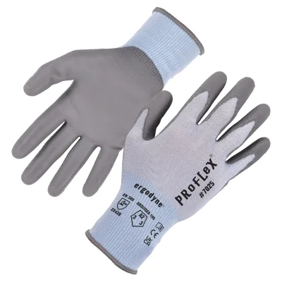 ProFlex 7025 PU Coated Cut-Resistant Gloves - ANSI/ISEA 105-2016 A2, EN 388: 2X42B, 18G