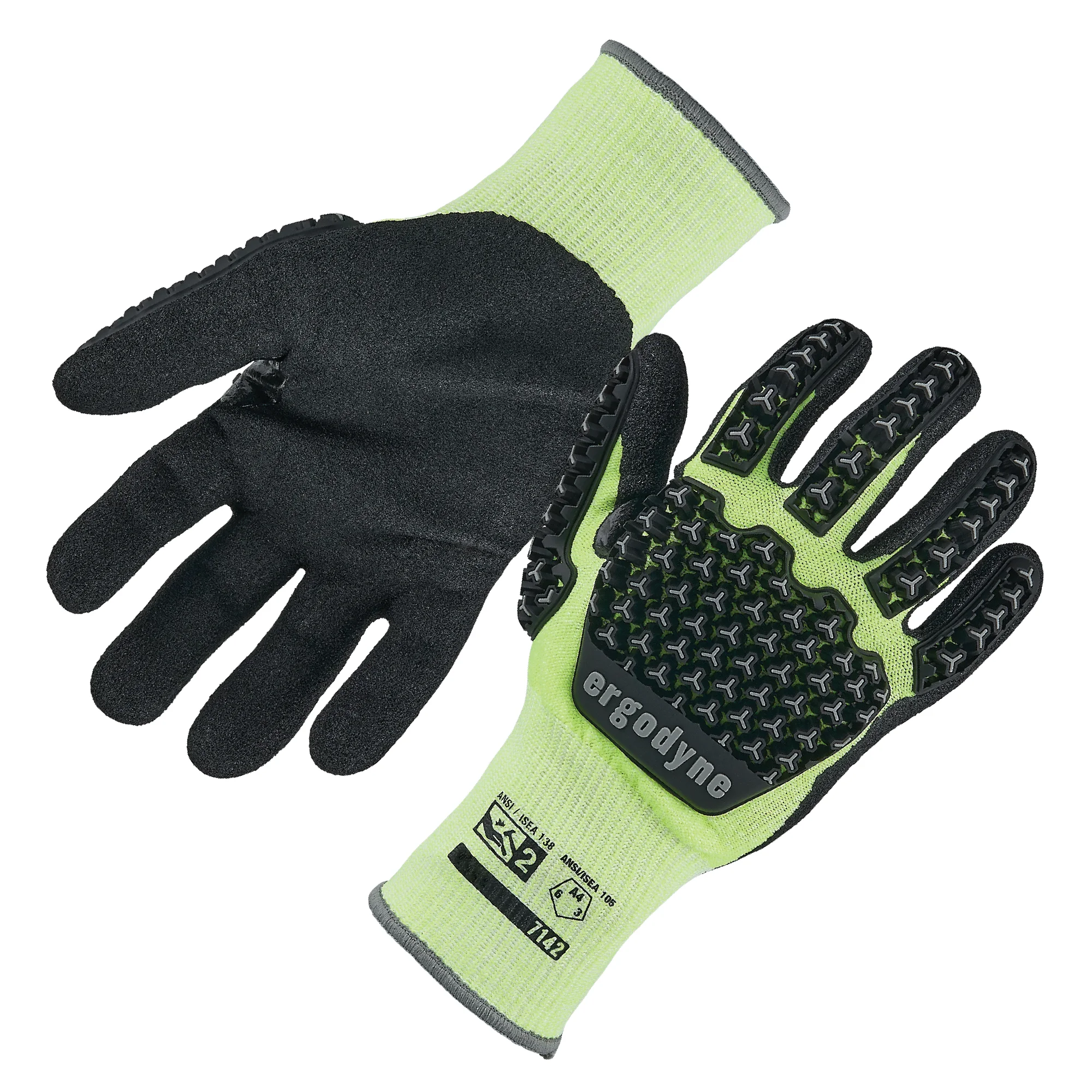 ProFlex 7142 Cut-Resistant Impact Gloves - ANSI/ISEA 105-2016 A4, 13G, Nitrile Coated