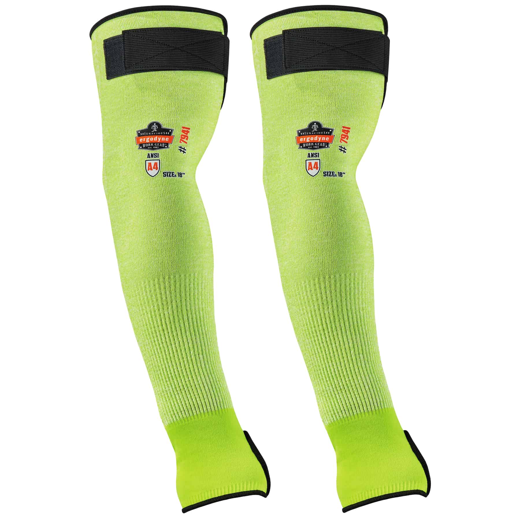ProFlex 7941-Pr Cut-Resistant Protective Arm Sleeves - ANSI/ISEA 105-2016 A4, EN 388: 3X4XD, 13G, Moisture-Wicking