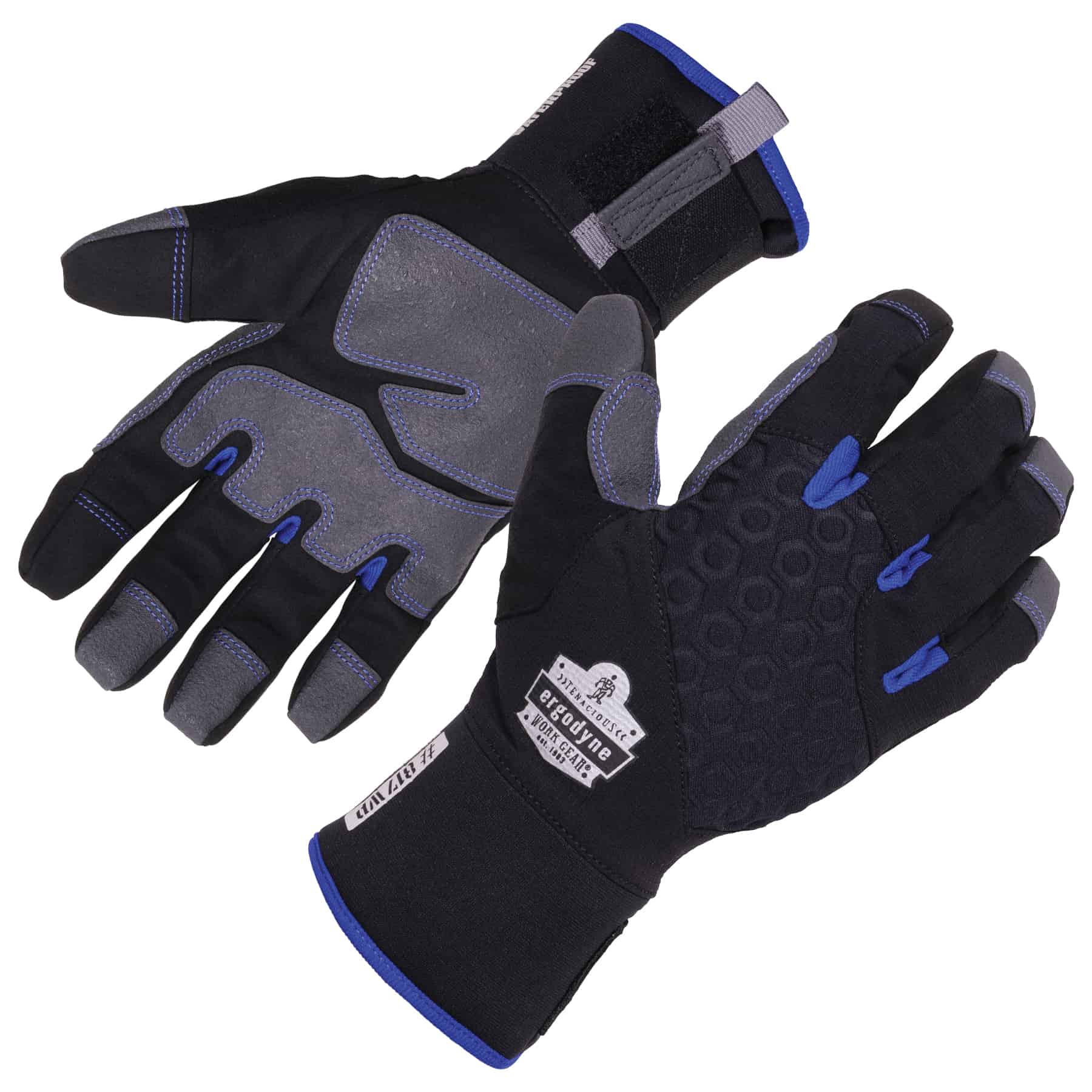 ProFlex 817WP Thermal Waterproof Winter Work Gloves - EN 388: 3423X, Reinforced Palms