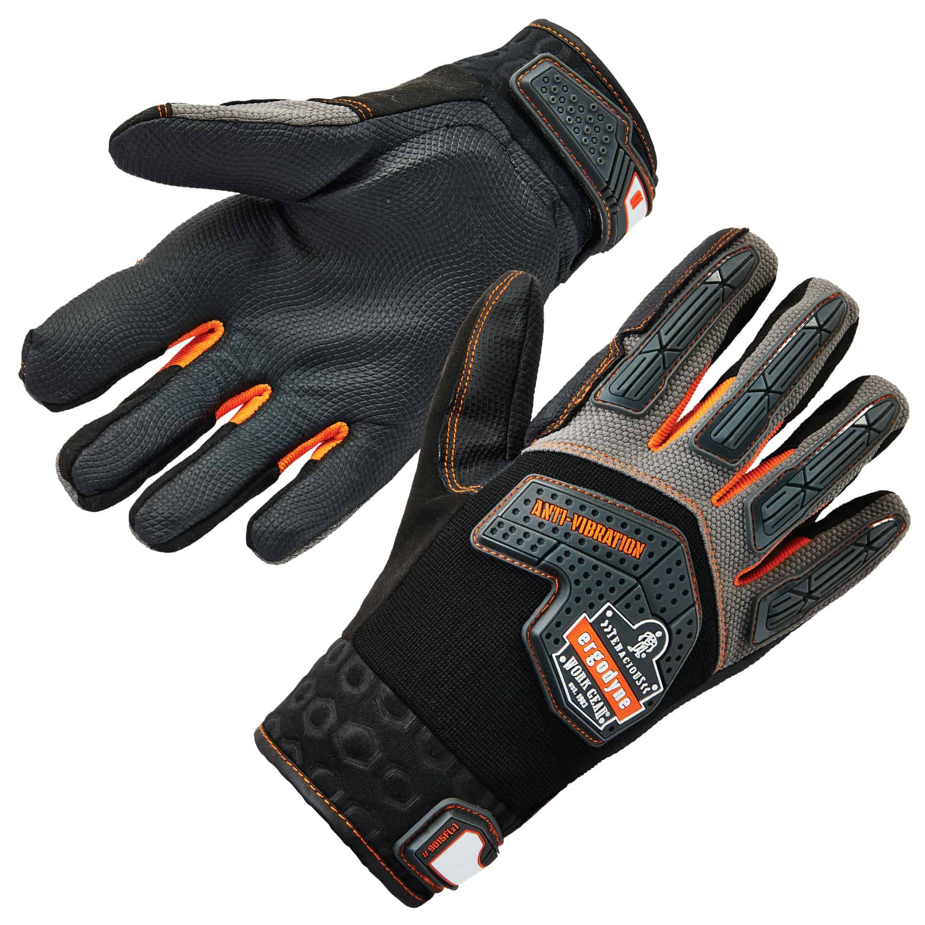 ProFlex 9015F(x) ANSI/ISO-Certified Anti-Vibration Gloves and Dorsal Protection