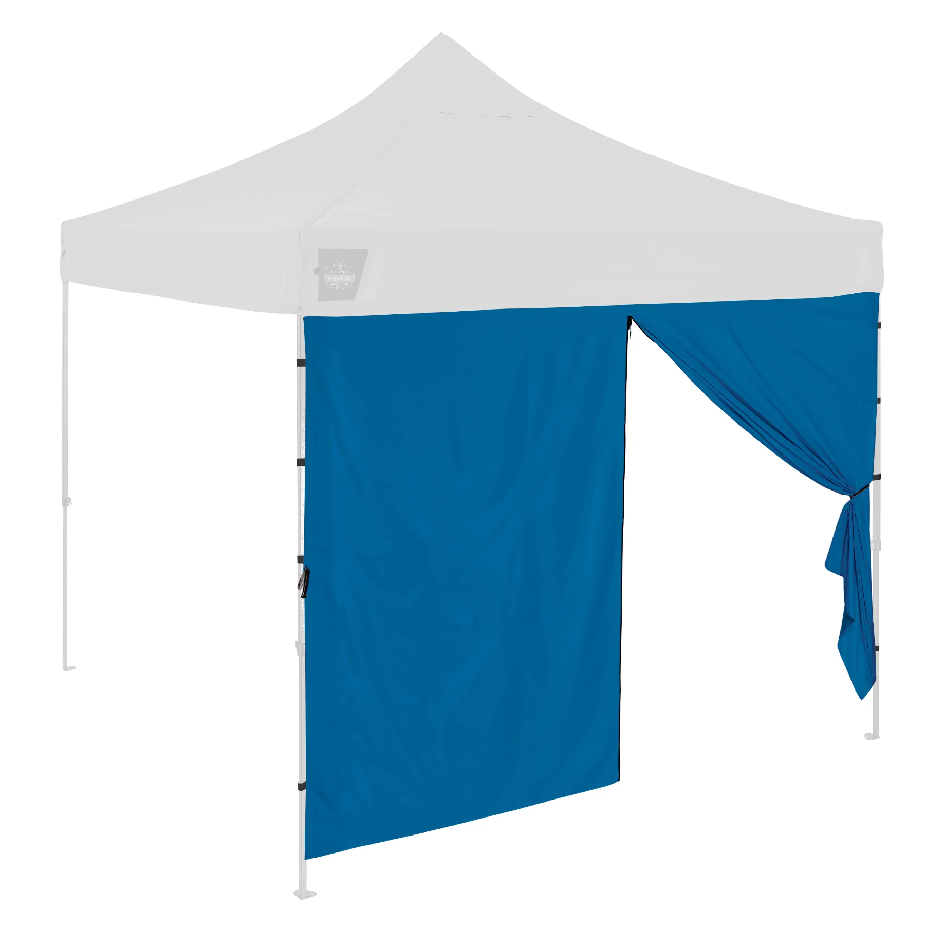 SHAX 6196 Pop-Up Tent Sidewall with Zippered Door - 10FT X10FT Tent