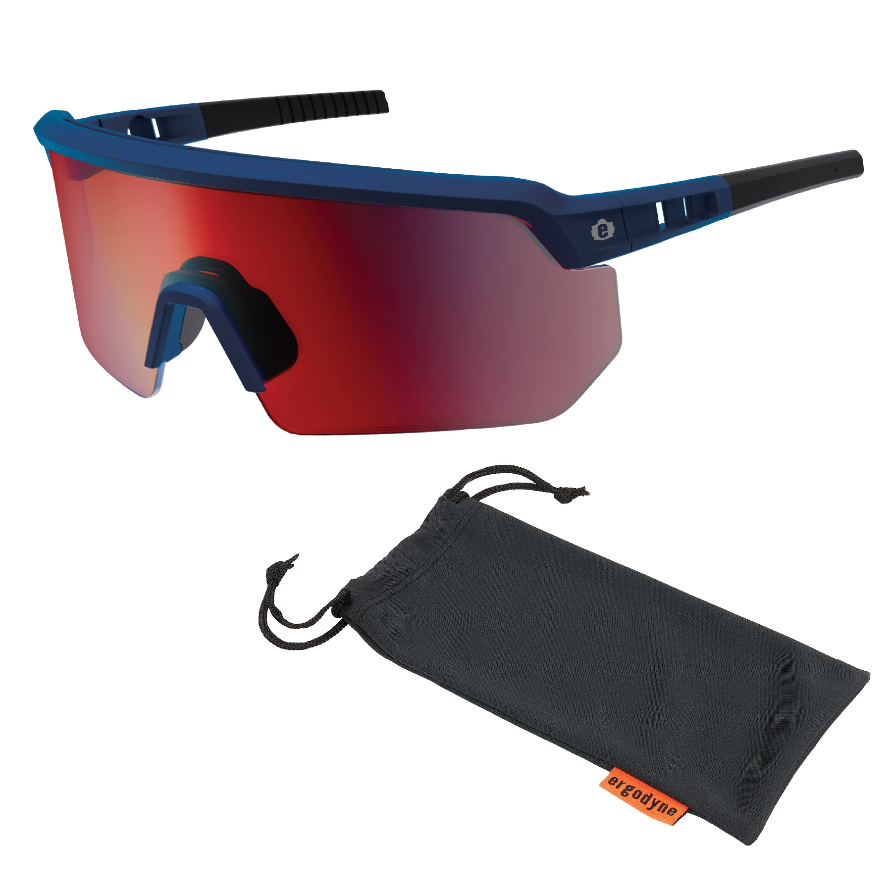 Skullerz AEGIR Mirrored Color Enhancing Safety Glasses - Anti-Scratch & Enhanced Anti-Fog