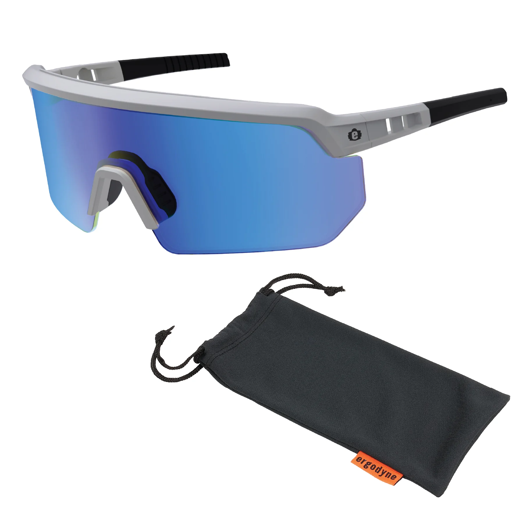 Skullerz AEGIR Mirrored Color Enhancing Safety Glasses
