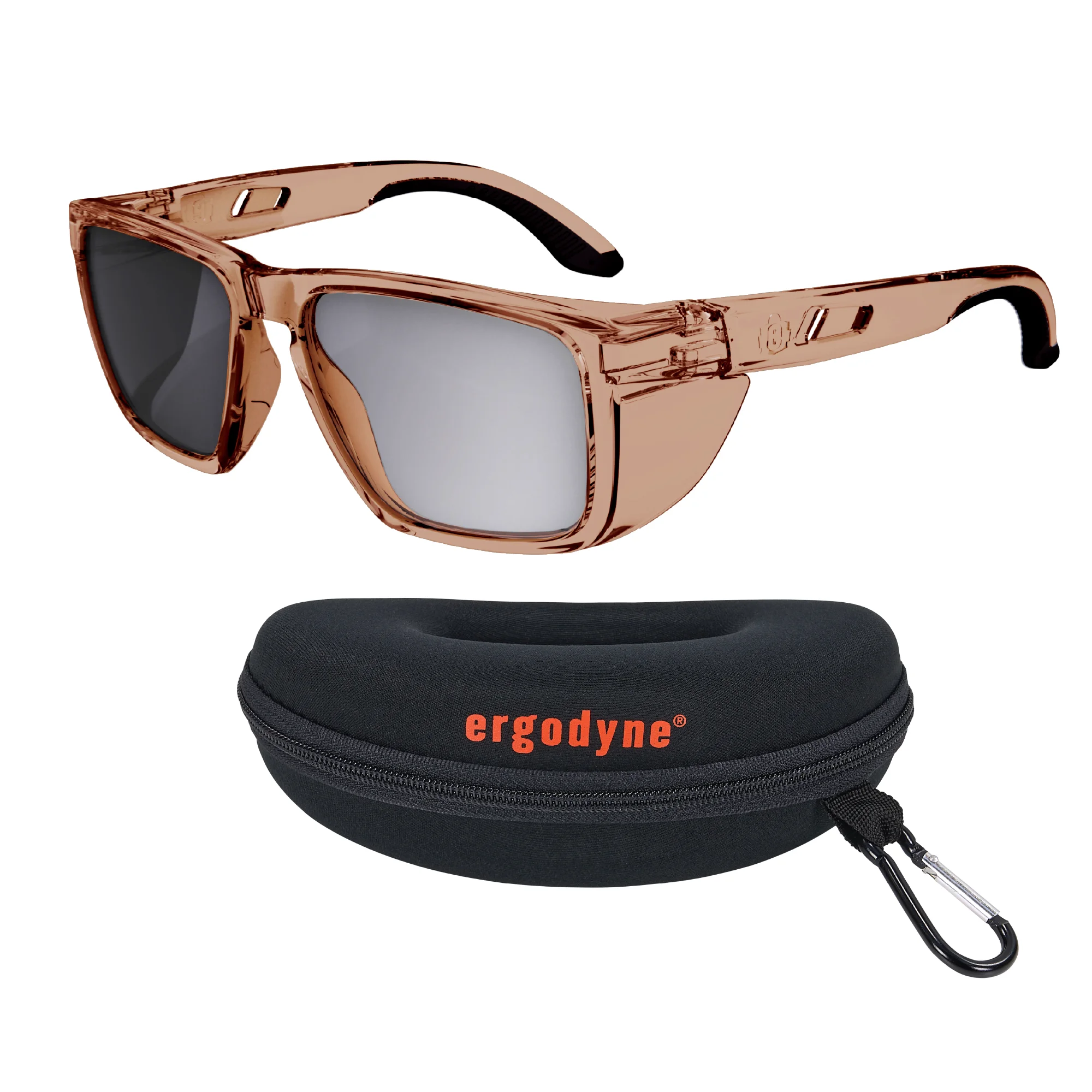 Skullerz SIXTEN-AFASPC Photochromic Safety Glasses - Anti-Scratch & Enhanced Anti-Fog Lens with Hard Case