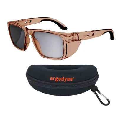 Skullerz SIXTEN-AFASPC Photochromic Safety Glasses - Anti-Scratch & Enhanced Anti-Fog Lens with Hard Case