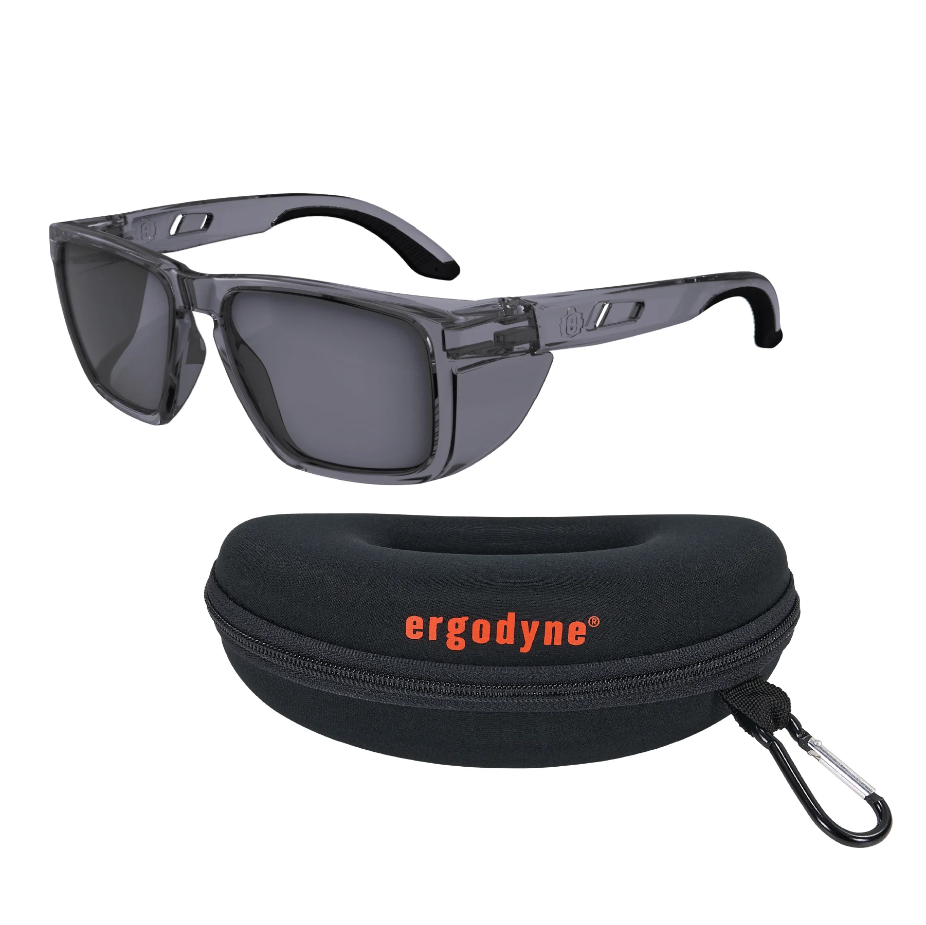 Skullerz SIXTEN Polarized Safety Glasses with Side Shields - Anti-Scratch & Enhanced Anti-Fog