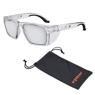 Skullerz SIXTEN Safety Glasses with Side Shields - Anti-Scratch & Enhanced Anti-Fog