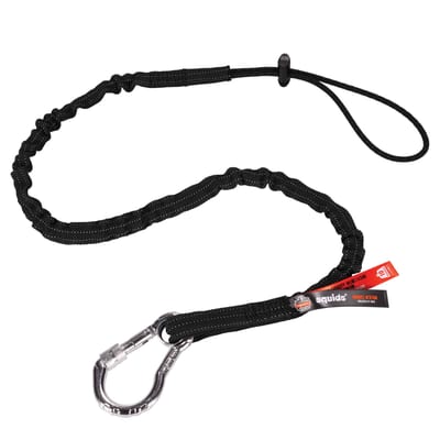 Squids 3100 Tool Lanyard - Carabiner and Cinch Loop - 10LBS