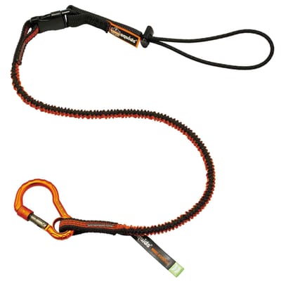 Squids 3102F(x) Tool Lanyard - Carabiner and Detachable Cinch Loop - 5LBS