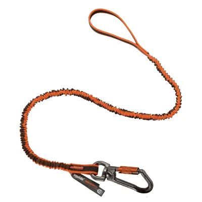 Squids 3109F(x) Tool Lanyard - Double-Locking Swivel Carabiner and Loop - 25LBS