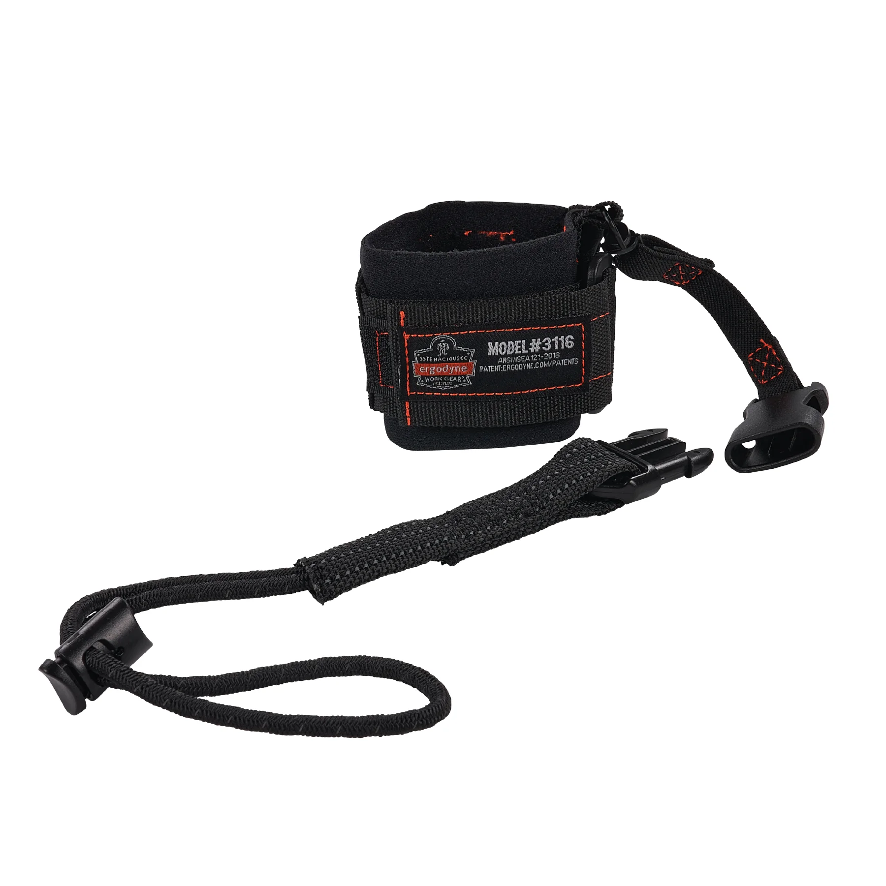 Squids 3116 Pull-On Wrist Tool Lanyard - Buckle - 3LBS